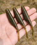 PUMPKIN FIRE 4" Munch Minnow (6 Pack)